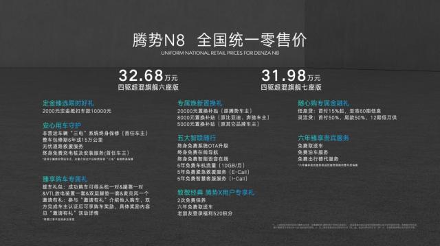 Tengshi N8 is officially listed, with 300,000-class SUV for all scenes, and D9 plus DM-i 965 exclusive model.