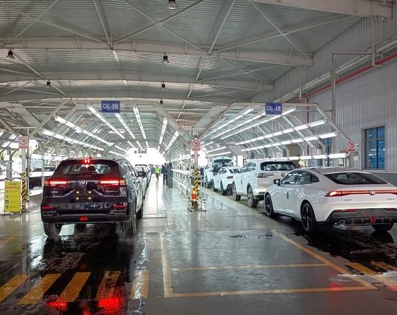 Changan automobile finished production off the assembly line. Photo courtesy of Changan Automobile